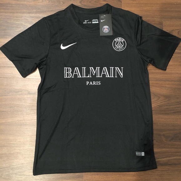 Nike Shirts | Nike X Balmain Paris Saint Germain Psg Jersey | Poshmark